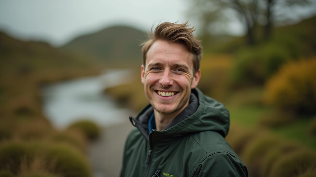Portrait of forest ecology expert and hiking guide